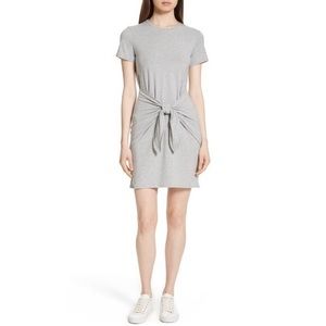 Theory Dakui Rubrie Tie Waist T-Shirt Dress, sz S